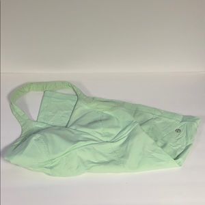 Lululemon mint tank with sports bra inside
